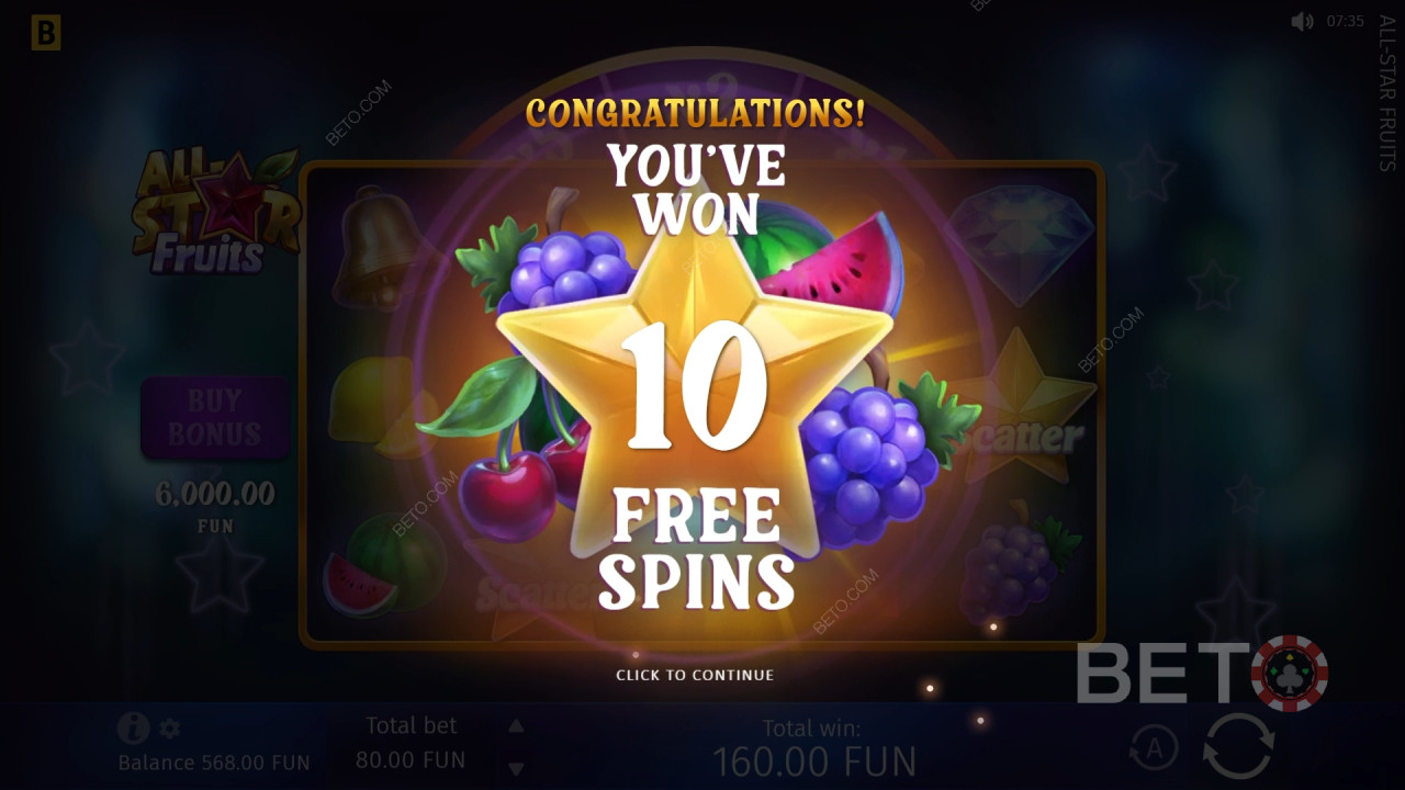 All-Star Fruits Überprüfung durch BETO Slots