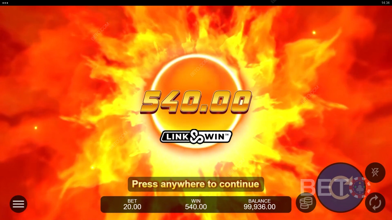 Gewinnen Sie das 10.000-fache Ihres Einsatzes im Blazing Wheel 10000 Slot Online!