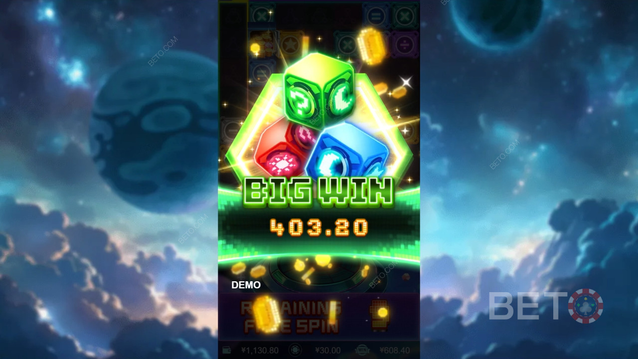 Gewinnen Sie das 10.000-fache Ihres Einsatzes beim Cube? Video Slot!