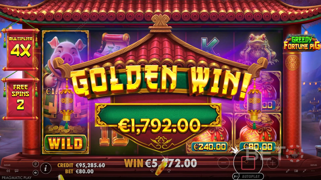 Bonusfunktionen in Greedy Fortune Pig erklärt von Pragmatic Play