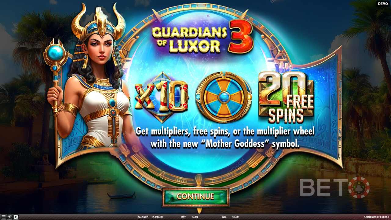 Red Rake -Gaming erklärt die Bonusfunktionen in „Guardians of Luxor 3“