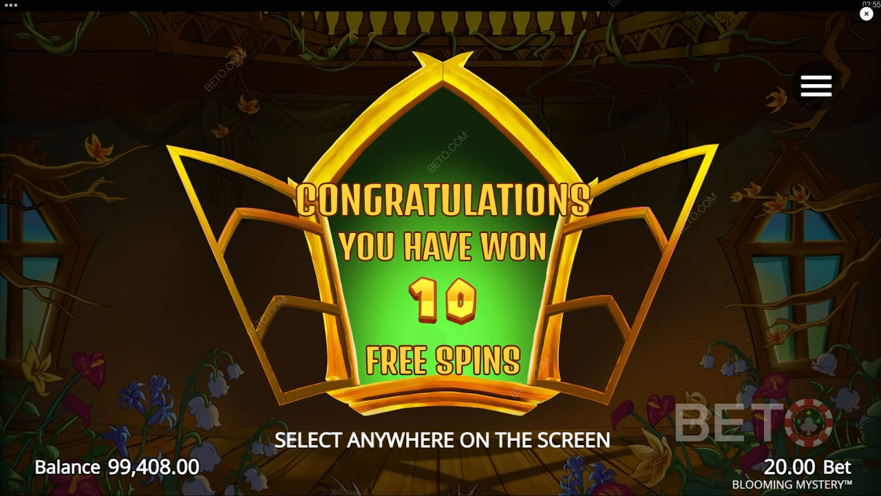 Gewinnen Sie das 12.500-fache Ihres Einsatzes im Blooming Mystery Online Slot!