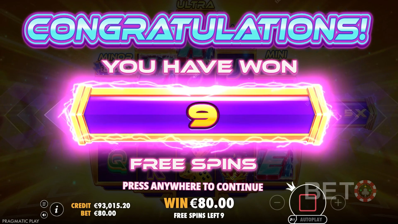 Die Bonusfunktionen in Cash Surge werden erklärt von Pragmatic Play