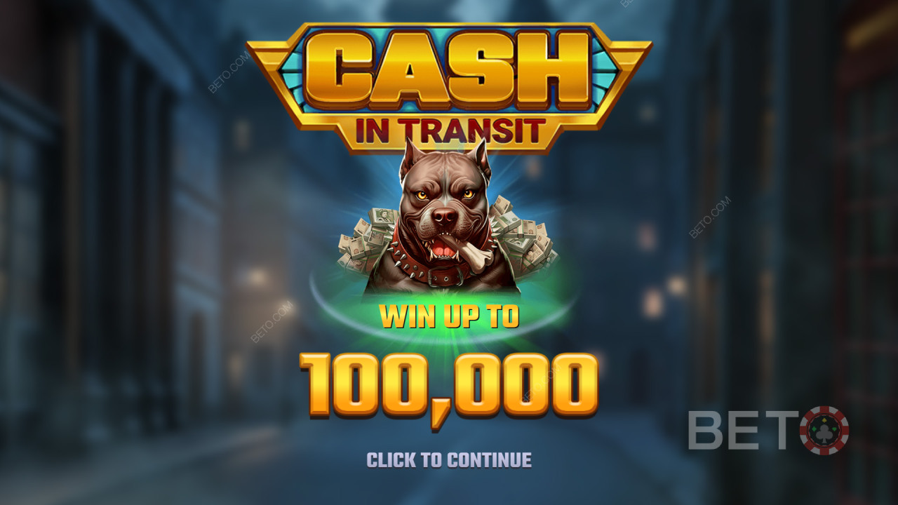Gewinnen Sie das 10.000-fache Ihres Einsatzes im Cash in Transit Slot!