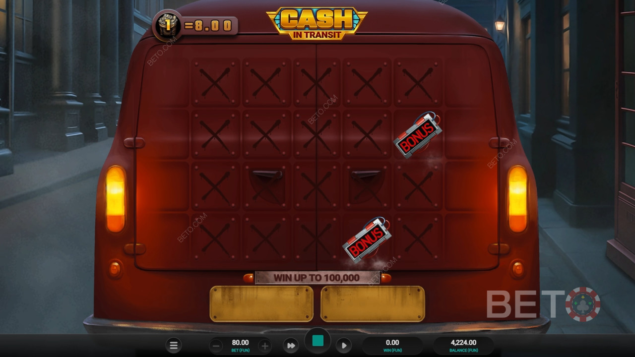 Erklärte Bonusfunktionen in Cash in Transit von Relax Gaming