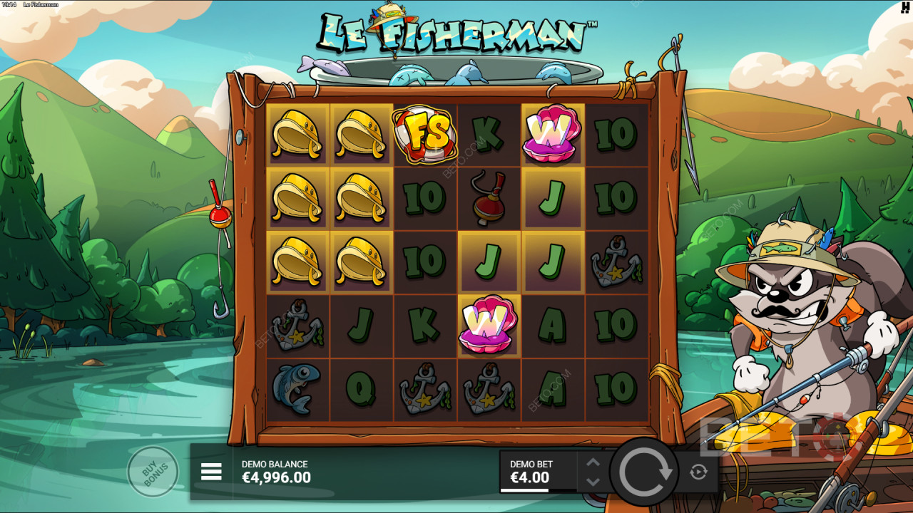 Bonusfunktionen erklärt in Le Fisherman von Hacksaw Gaming