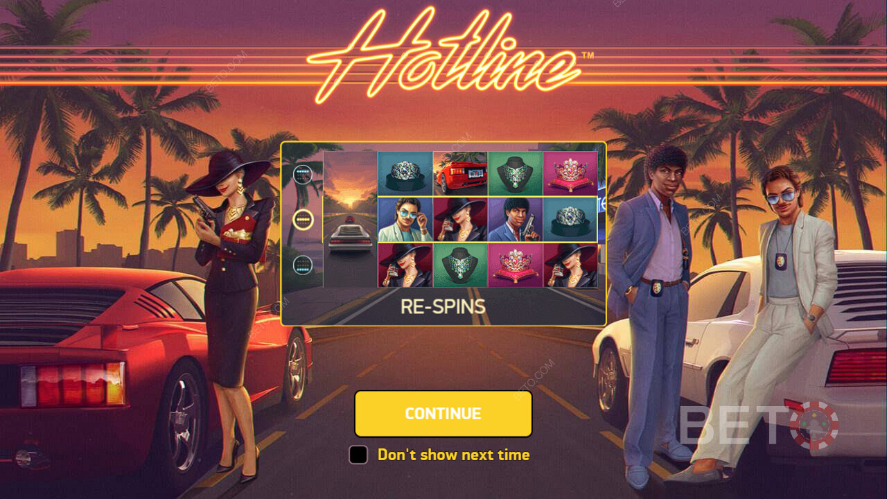 Re-Spins machen es einfach, Gewinne im Hotline-Spielautomaten zu erzielen