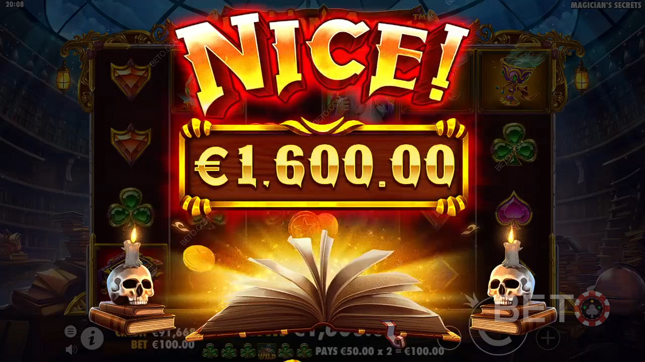 Gewinnen Sie das 5.000-fache Ihres Einsatzes im Online-Spielautomaten Magician