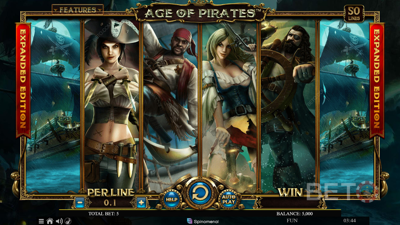 Age Of Pirates Expanded Edition Überprüfung durch BETO Slots