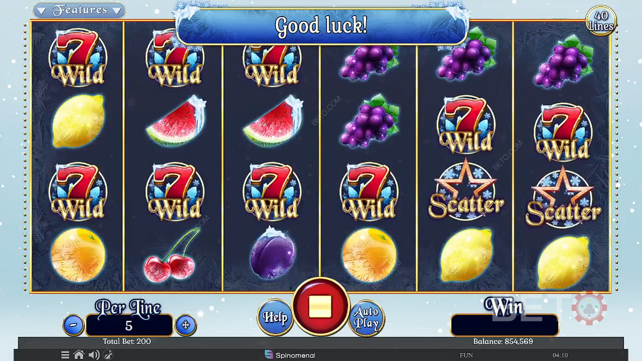 Fruits On Ice Collection 40 Lines Kostenlos Spielen