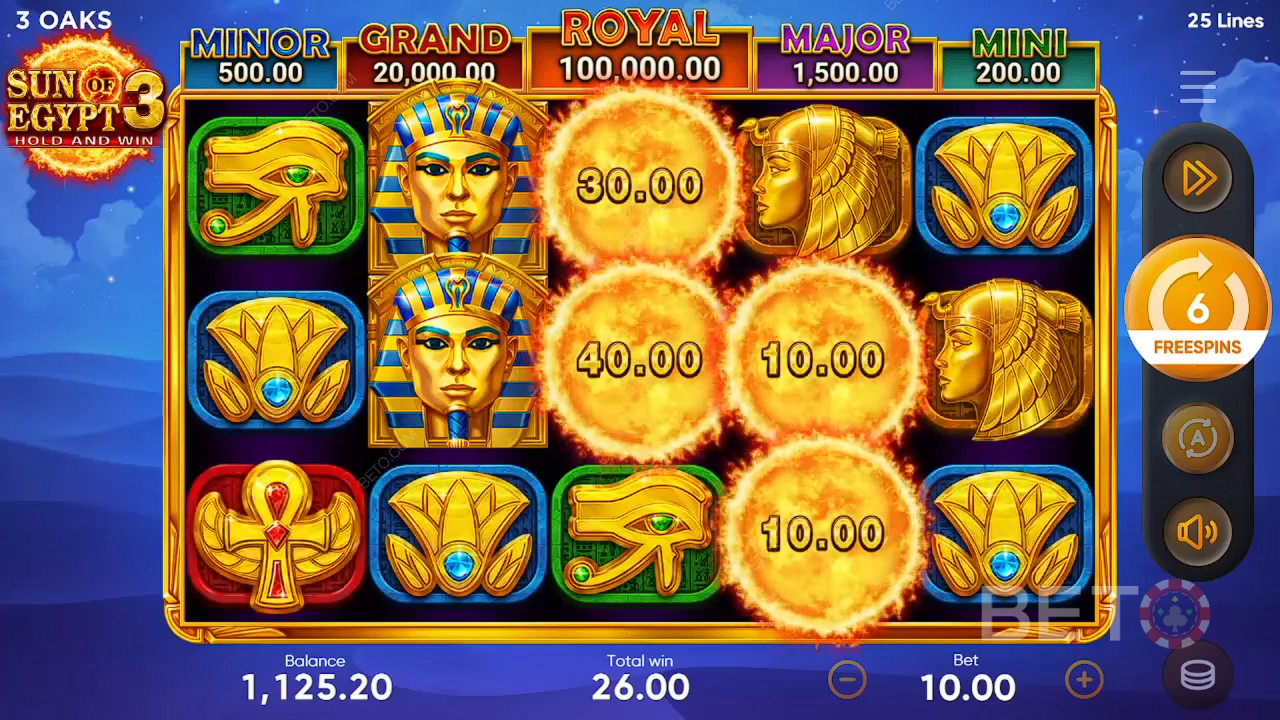 Sun of Egypt 3 Überprüfung durch BETO Slots
