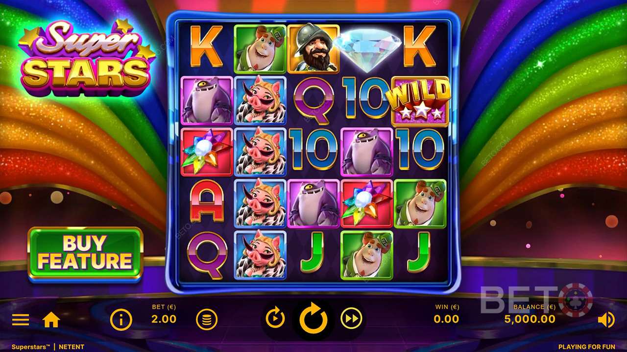 Superstars Überprüfung durch BETO Slots