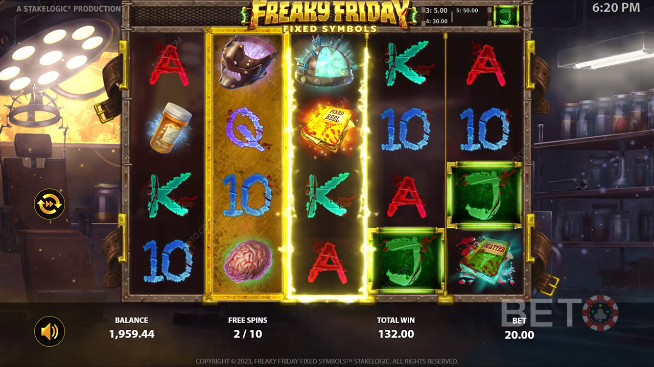 Freaky Friday Feste Symbole Überprüfung durch BETO Slots