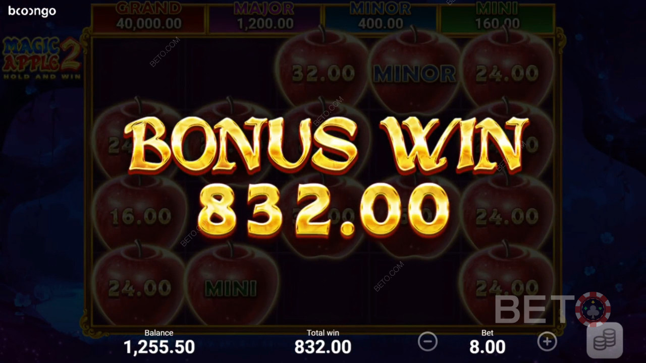 Gewinnen Sie das 5.133-fache Ihres Einsatzes im Magic Apple 2 Video Slot!