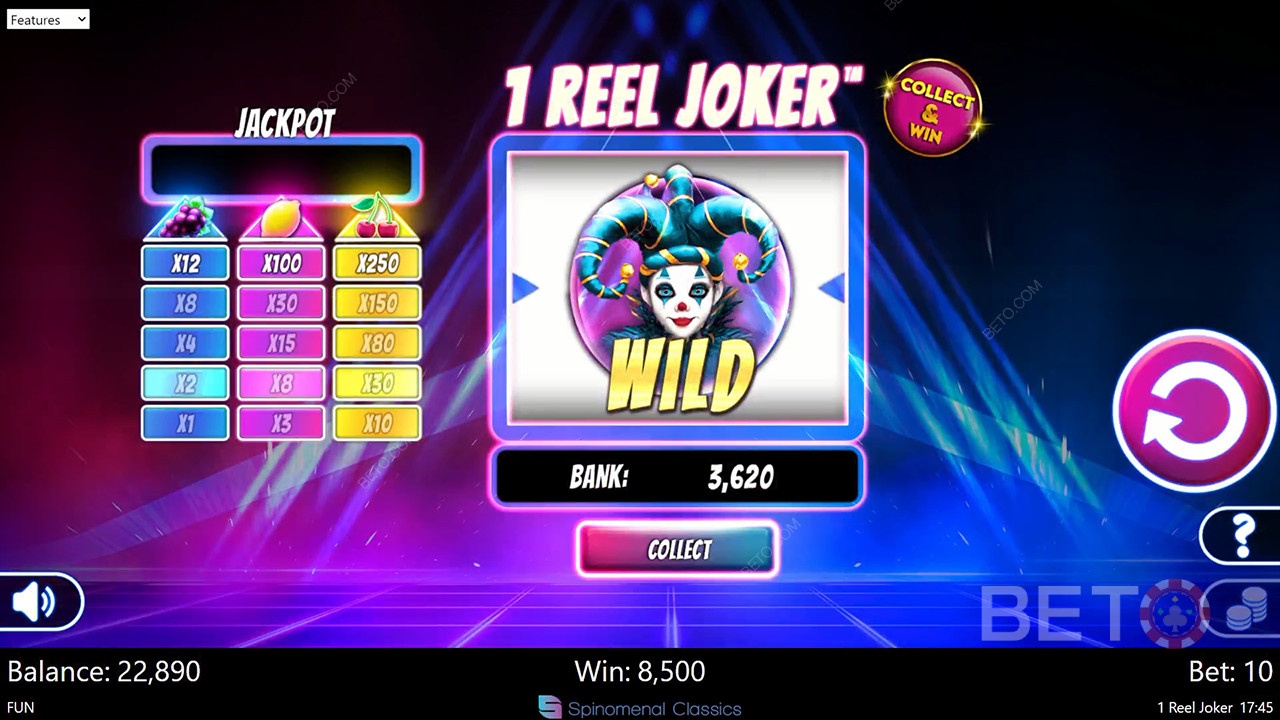 1 Reel Joker Überprüfung durch BETO Slots