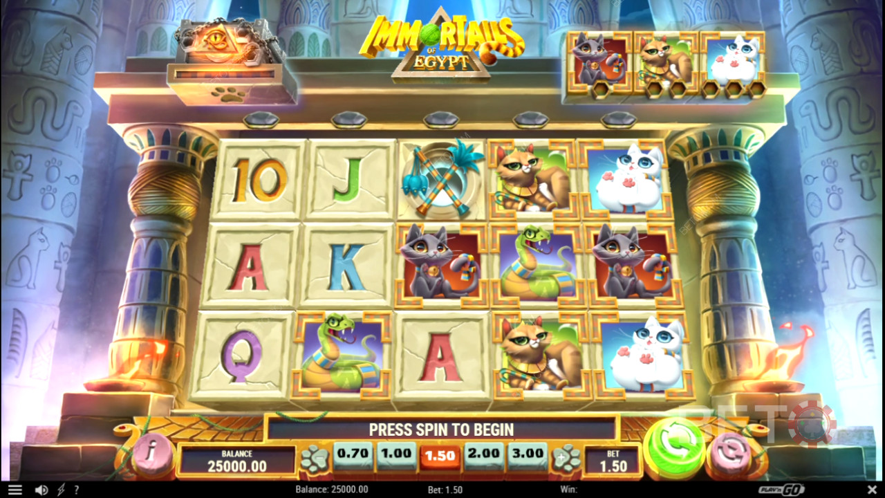 Immortails of Egypt Überprüfung durch BETO Slots