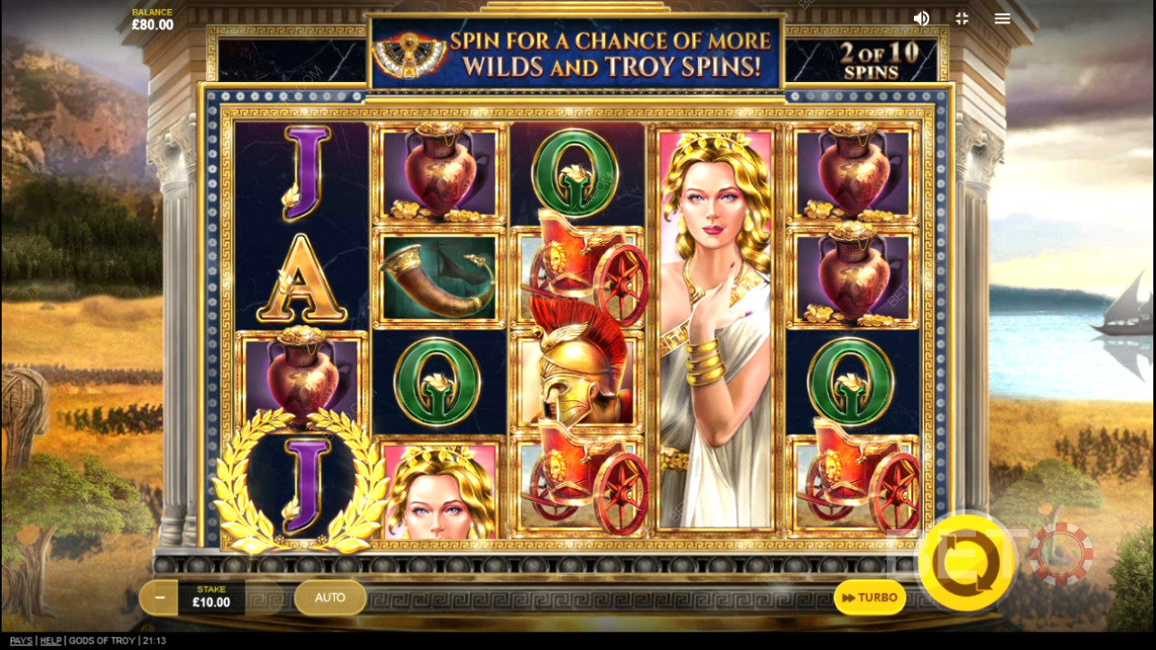 Götter von Troy Überprüfung durch BETO Slots