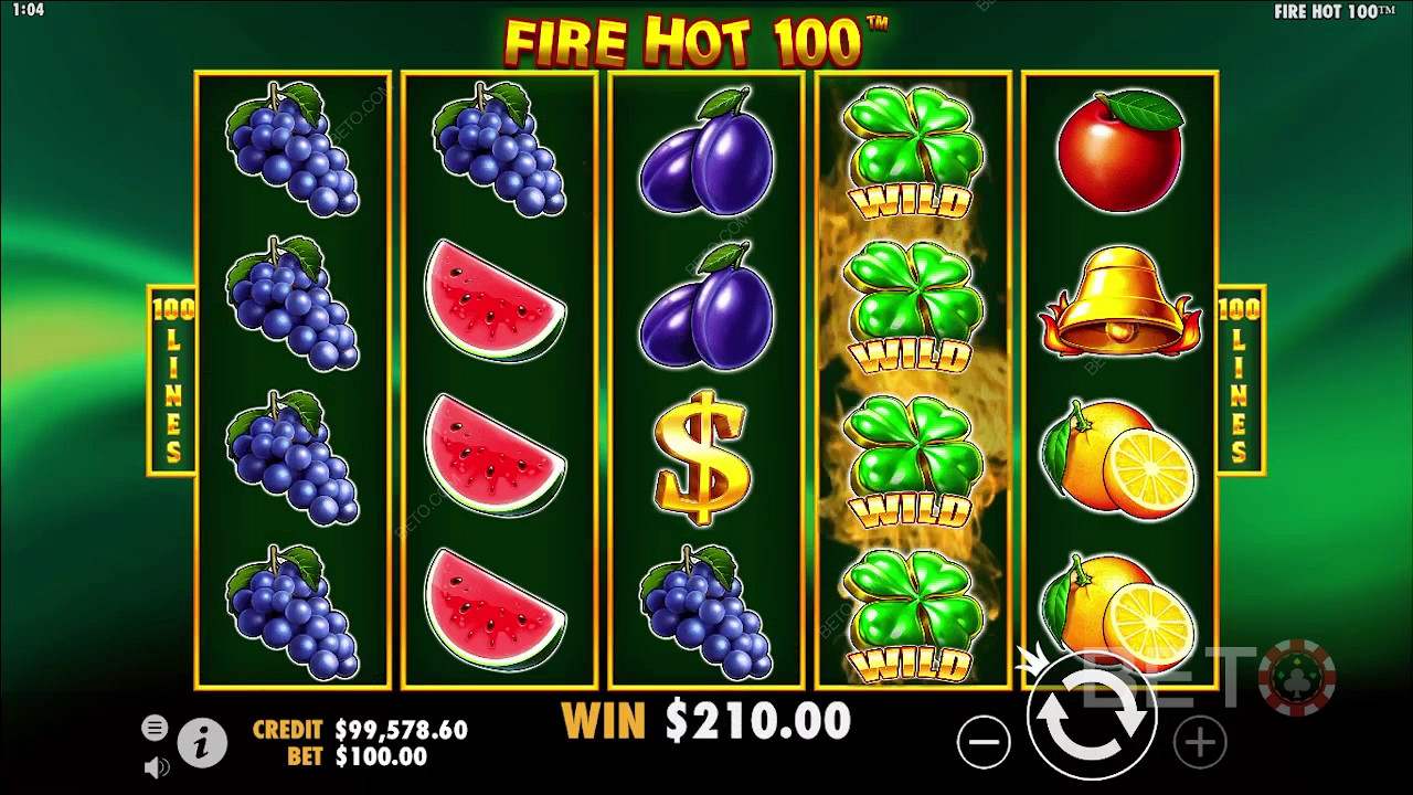 Fire Hot 100 Überprüfung durch BETO Slots