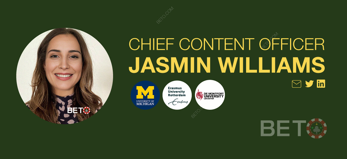 Jasmin Williams - Verantwortliche für den Inhalt (Online-Spielautomaten & Rezensionen)