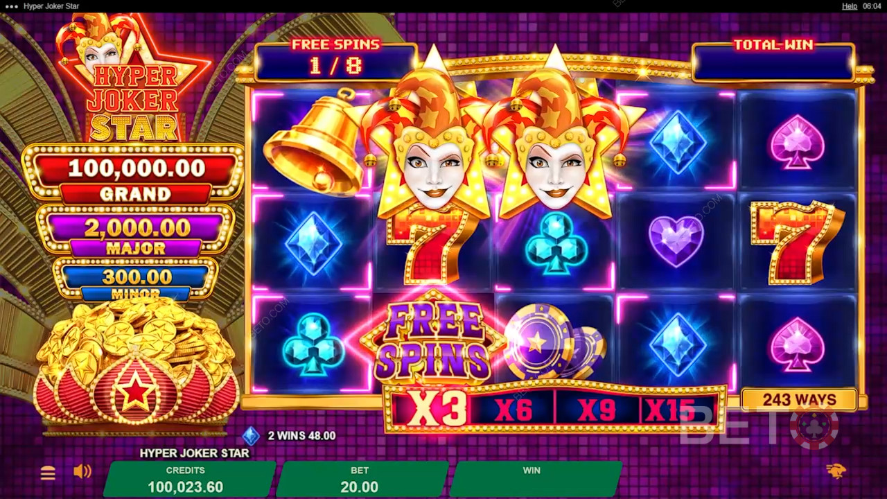 Hyper Joker Stern Bewertung von BETO Slots