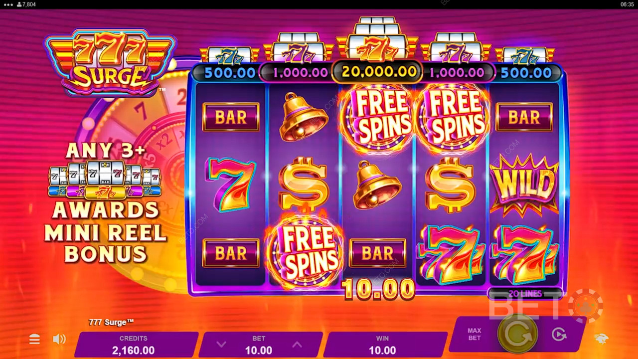 777 Surge Überprüfung durch BETO Slots