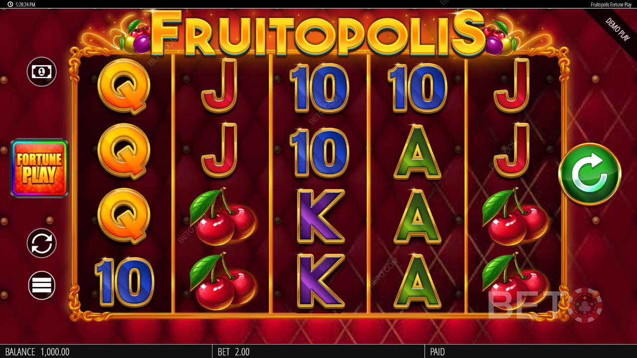 Fruitopolis Fortune Play Kostenlos Spielen