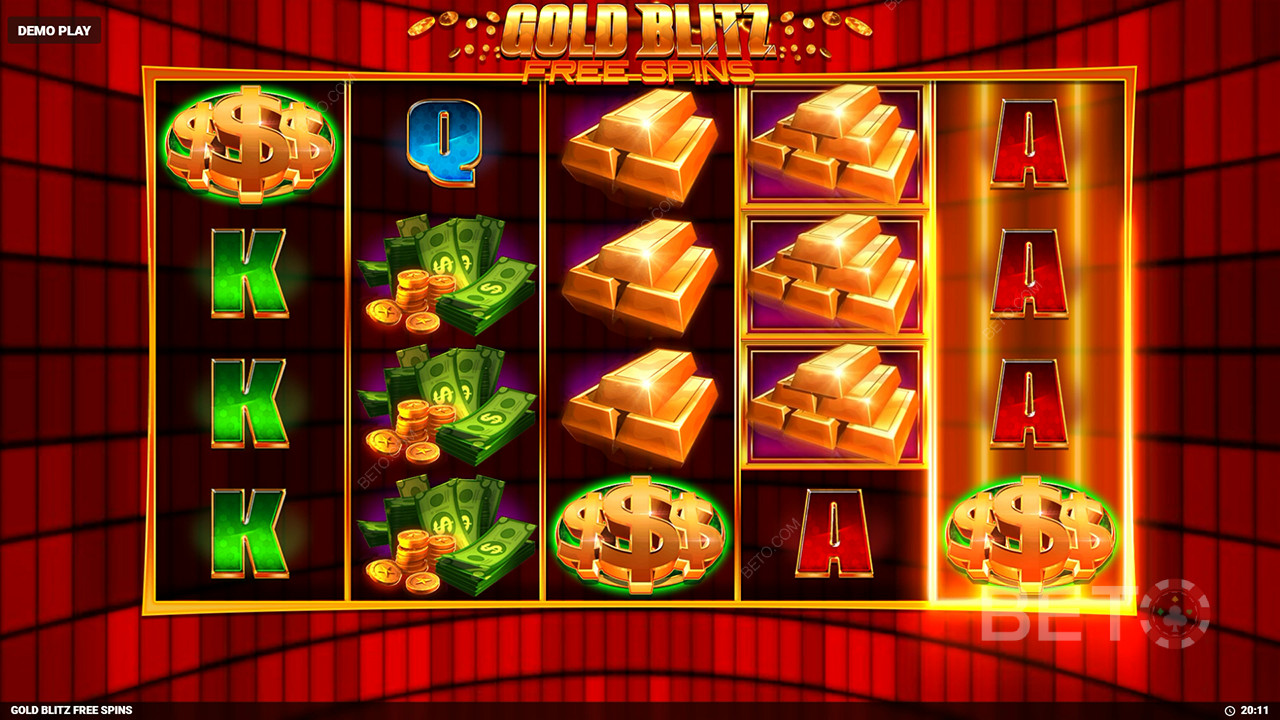 Gold Blitz Free Spins Überprüfung durch BETO Slots