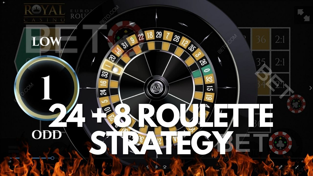 24 + 8 Roulette Strategie - Casino Wettsystem Erklärt