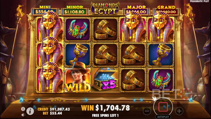 Diamonds Of Egypt-Spielautomat - Freispiel und Bewertungen (2024) 