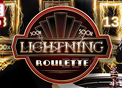 Lightning Roulette ist ein Live-Spiel mit einem echten Gastgeber.