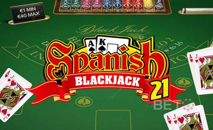 Spanish 21 kann auf den besten Blackjack-Casinoseiten gespielt werden.