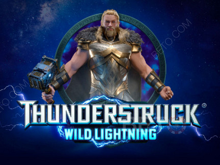 Thunderstruck Wild Lightning 5-Walzen Spielautomaten Demo-Spiel!