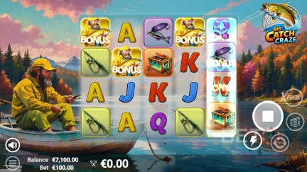Big Catch Craze-Spielautomat - Freispiel und Bewertungen (2025) 