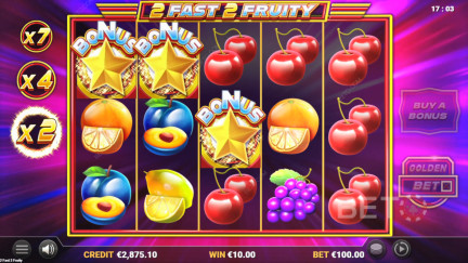 2 Fast 2 Fruity-Spielautomat - Freispiel und Bewertungen (2025) 