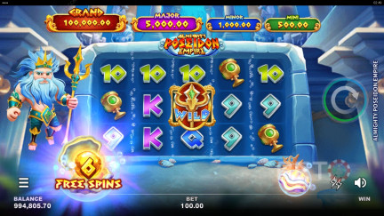 Almighty Poseidon Empire-Spielautomat - Freispiel und Bewertungen (2026) 