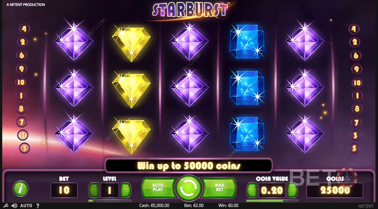 Starburst - Videobeispiel mit explosivem Spielverlauf, Freispielen und Gewinnen